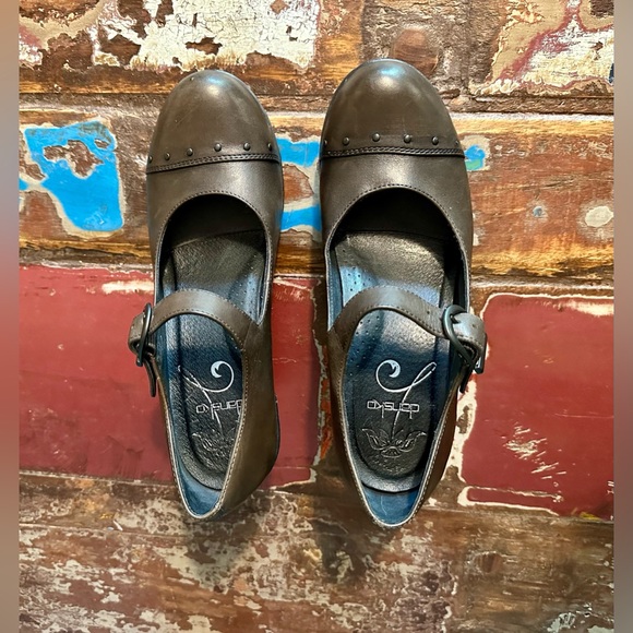 Dansko Leather Platform Maryjane - Picture 4 of 6